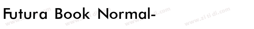 Futura Book Normal字体转换